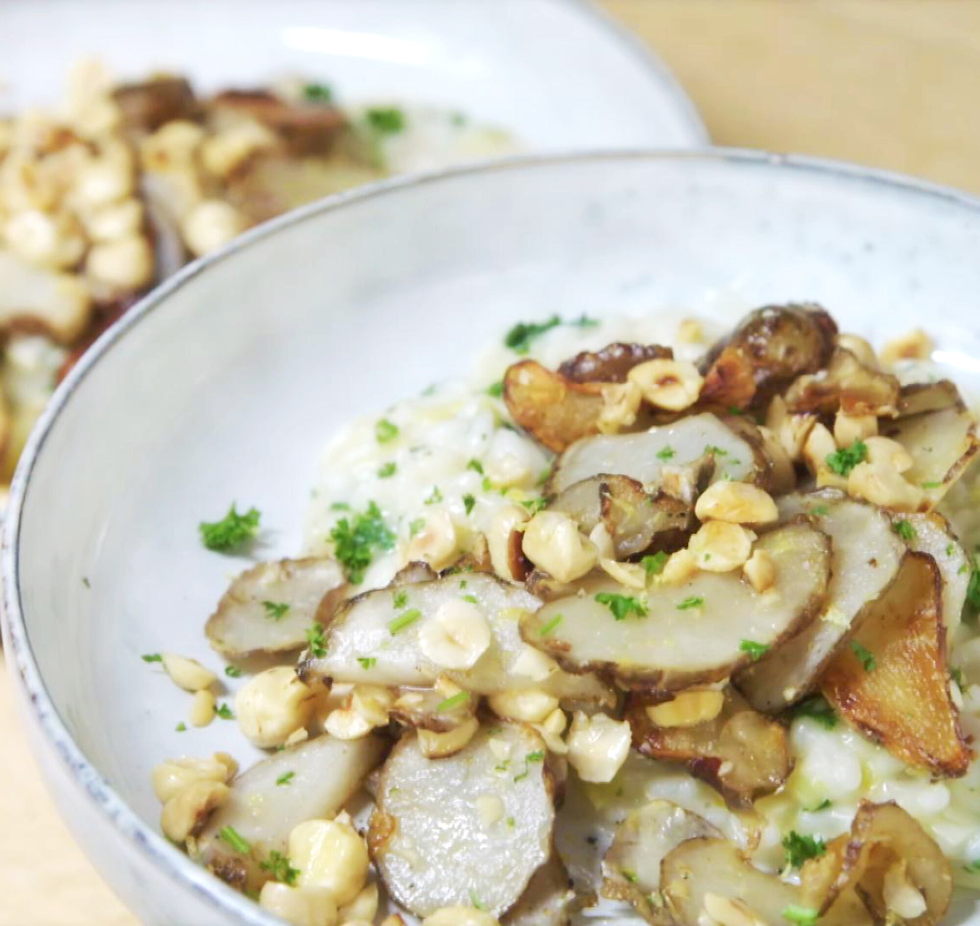 Winterse risotto met knapperige aardpeer recept 24Kitchen